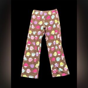 ✨ Brown and pink cupcake print lounge pants✨